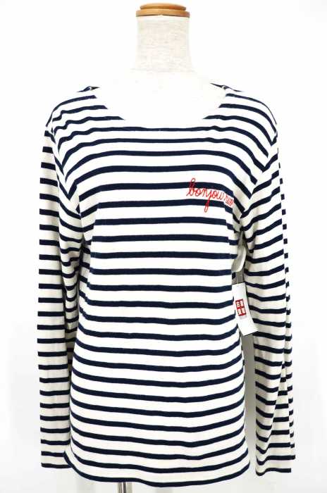maison labiche(メゾンラビッシュ) 刺繍入りボーダーカットソー レディース トップス