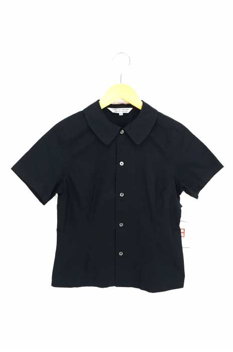 COMME des GARCONS COMME des GARCONS（コムデギャルソンコムデギャルソン） AD2011 12SS 丸襟Aライン半袖シャツ レディース トップス