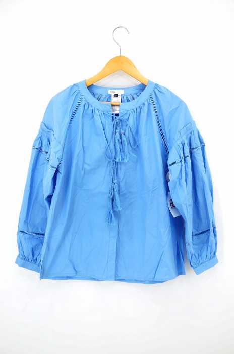 DOUBLE STANDARD CLOTHING（ダブルスタンダードクロージング） タッセル付 コットンブラウス レディース トップス