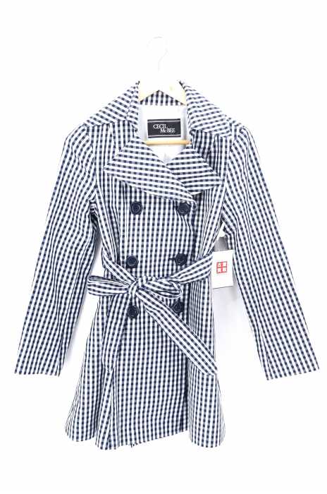 CECIL McBEE（セシルマクビー） ギンガムチェック トレンチコート セシルマクビー チェックコート