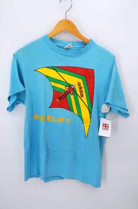 adidas(アディダス) 80S USA製 デザインプリントTシャツ メンズ トップス