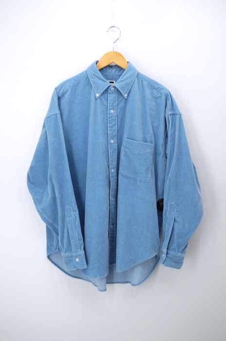 H BEAUTY&YOUTH(エイチ ビューティーアンドユース) PASTEL CORDUROY BIG BD SHIRT メンズ トップス