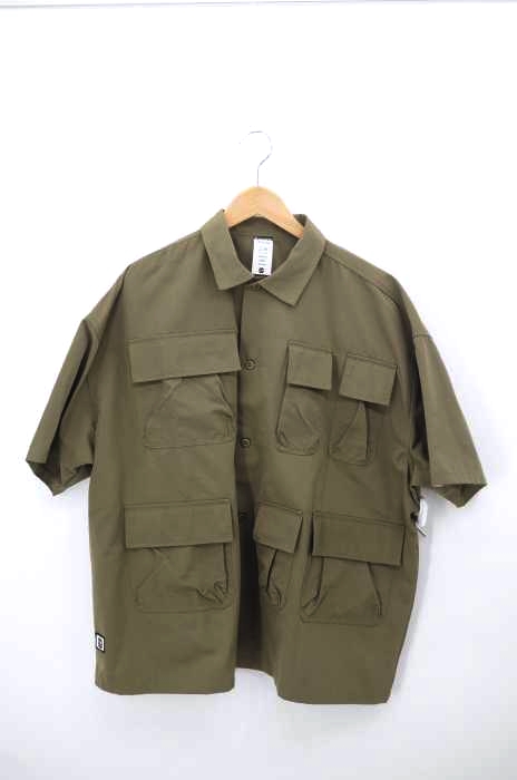 Sourcream(サワークリーム) CROSSBONE MIL POKET SHIRTS メンズ トップス