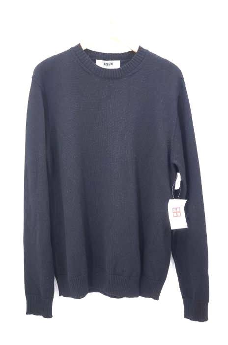 MSGM（エムエスジーエム） 19AW BACK LOGO PULLOVER バックロゴニット メンズ トップス