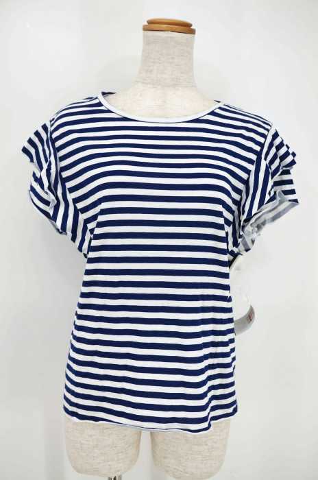 ZARA trafaluc（ザラトラファルック） フリルボーダーカットソー レディース トップス