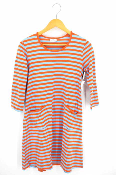 marimekko （マリメッコ） ボーダーポケット付きワンピース レディース ワンピース
