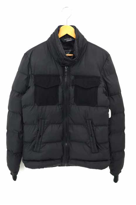 ZARA MAN (ザラマン) ウール切替 ダウンジャケット メンズ アウター