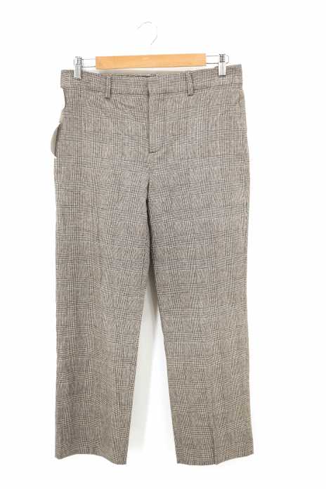 ZARA WOMAN (ザラ ウーマン) 千鳥格子 ワイドスラックスパンツ レディース パンツ