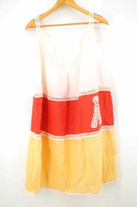 TSUMORI CHISATO （ツモリチサト） レース装飾 ノースリーブワンピース レディース ワンピース