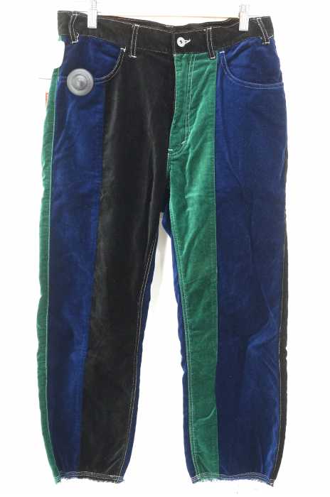 AiE （エーアイイー） Krazy Pt Velvt 切替カットオフベロアパンツ メンズ パンツ