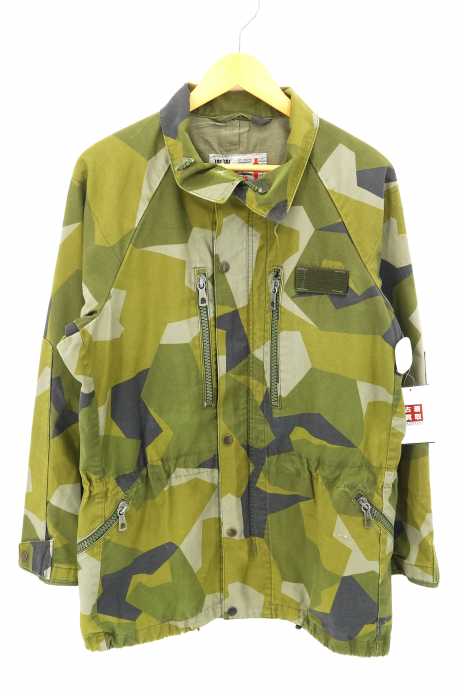 SWEDISH ARMY(フメイ) M90 green camouflage combat jacket メンズ アウター