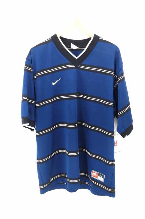 NIKE （ナイキ） 90s USA製 白タグ Vネック ボーダーTEE メンズ トップス