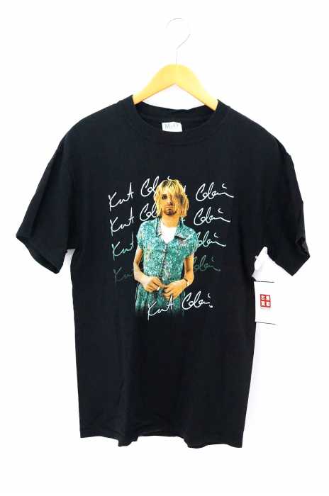 USED古着（ユーズドフルギ） M＆O Knits カートコバーン プリントTシャツ メンズ トップス