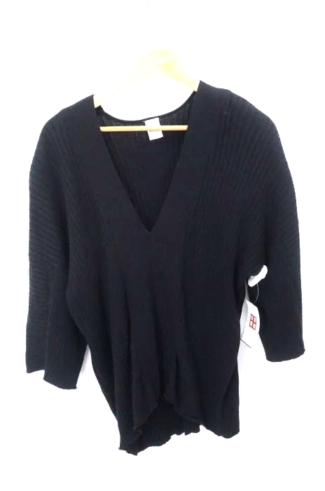 KIIRA(キーラ) RIB KNIT PLUNGING PULLOVER レディース トップス