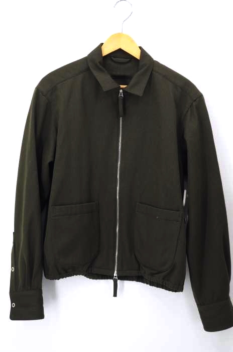 E.TAUTZ SAVILE ROW(イートウツサヴィルロウ) ウールジップアップブルゾン メンズ アウター