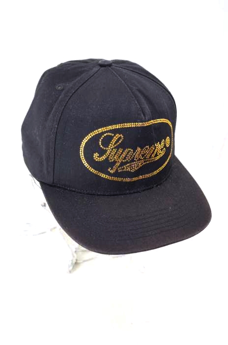 Supreme（シュプリーム） Studded Script Logo Cap メンズ 帽子