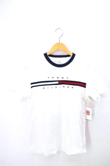 TOMMY HILFIGER(トミーヒルフィガー) TINO TEE ロゴ刺繍Tシャツ レディース トップス