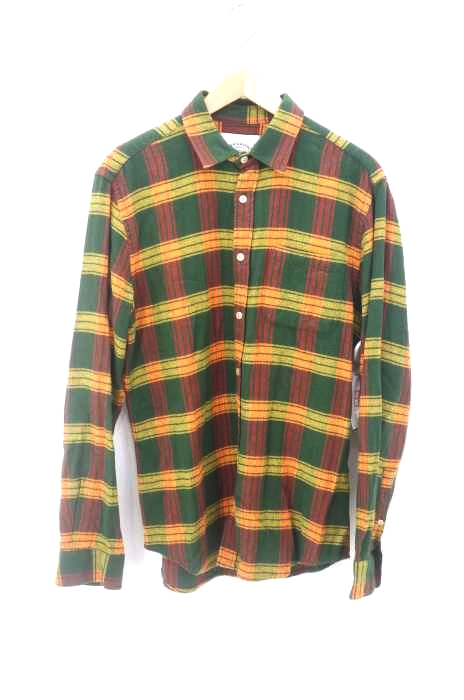 PORTUGUESE FLANNEL(ポーチュギースフランネル) チェック柄 L/Sシャツ メンズ トップス