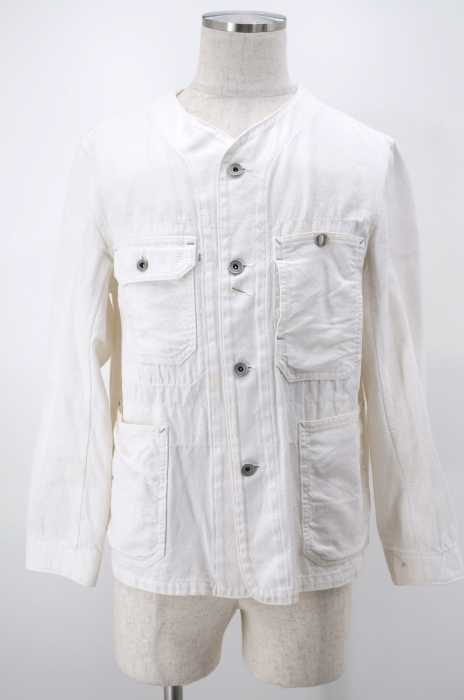 APOLIS×FREAK'S STORE （アポリス×フリークスストア） ノーカラーデニムジャケット メンズ アウター