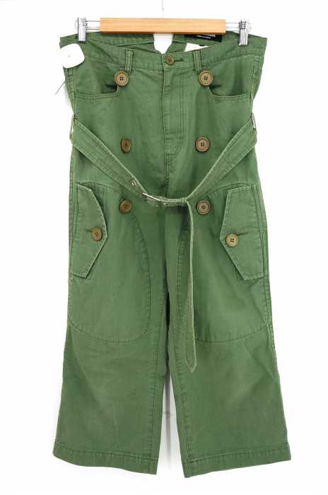 JUNYA WATANABE COMME des GARCONS （ジュンヤワタナベコムデギャルソン） AD2005 ハイウエストベルテッド再構築パンツ レディース パンツ