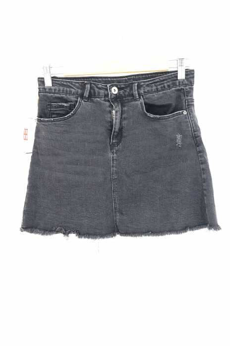 ZARA （ザラ） 切りっ放しデニムスカート レディース スカート