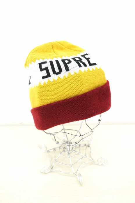 Supreme （シュプリーム） ボンボン付きフルロゴビーニー メンズ 帽子