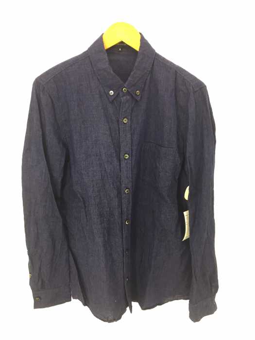 ATTACHMENT （アタッチメント） COTTON LINEN CHAMBRAY 1 POKET B.D SHIRT L/S メンズ トップス