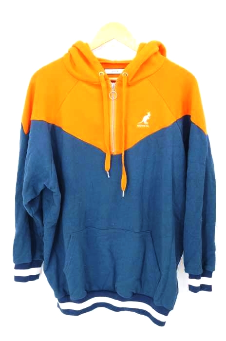 jouetie（ジュエティ） KANGOLバイカラ―HOODIE レディース トップス