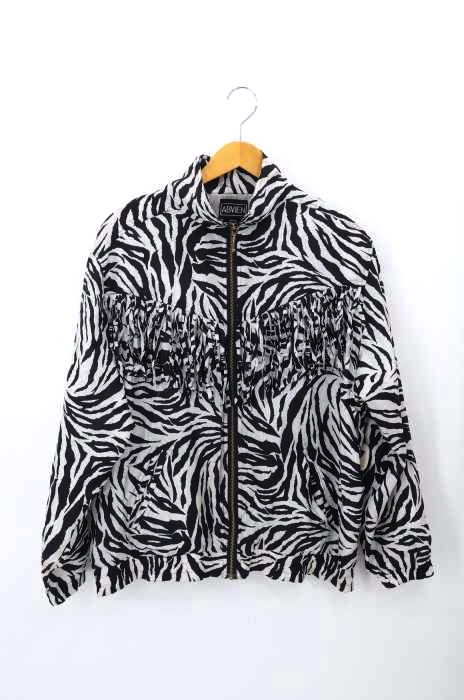 USED古着(ユーズドフルギ) ABVIEN ゼブラ柄ブルゾン レディース アウター