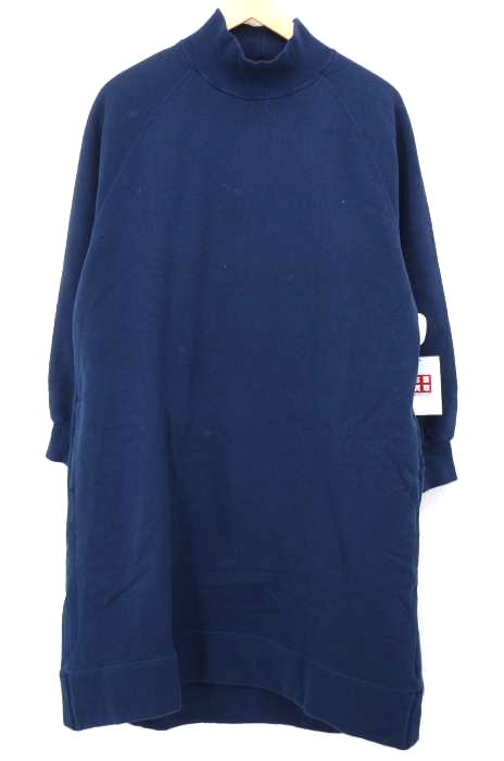 BEAMS BOY(ビームスボーイ) テリーフリース リブ タートルネック ワンピース レディース ワンピース