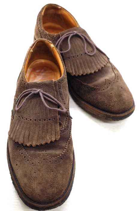 Trickers（トリッカーズ） キルト付きギリーウイングチップブローグシューズ メンズ シューズ