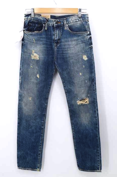 DENIM&SUPPLY RALPH RAUREN（デニムアンドサプライラルフローレン） ダメージ加工ジップフライデニム レディース パンツ