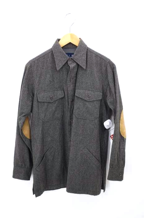 RALPH LAUREN（ラルフローレン） エルボーパッチ ウールシャツ メンズ トップス