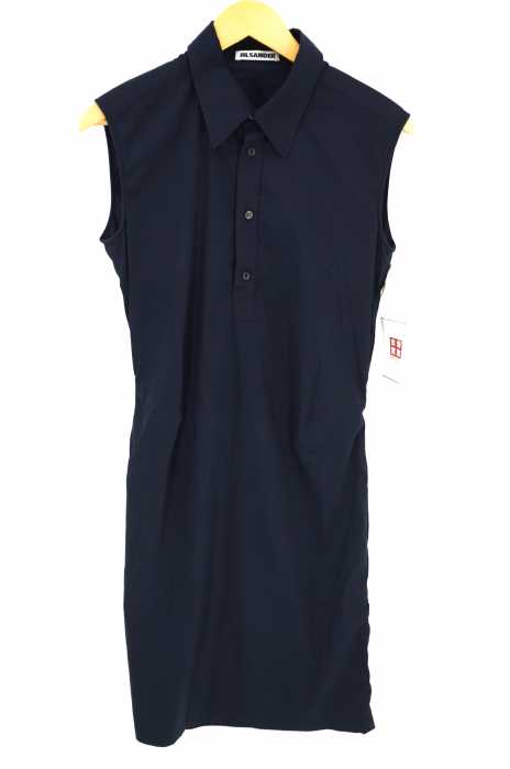 JIL SANDER (ジルサンダー) ノースリーブシャツワンピース レディース ワンピース