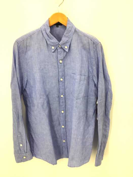 ATTACHMENT （アタッチメント） COTTON LINEN CHAMBRAY 1 POKET B.D SHIRT L/S メンズ トップス