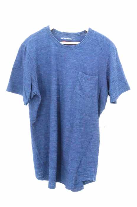 TIGRE BROCANTE(ティグルブロカンテ) インディゴ染めポケットTシャツ メンズ トップス