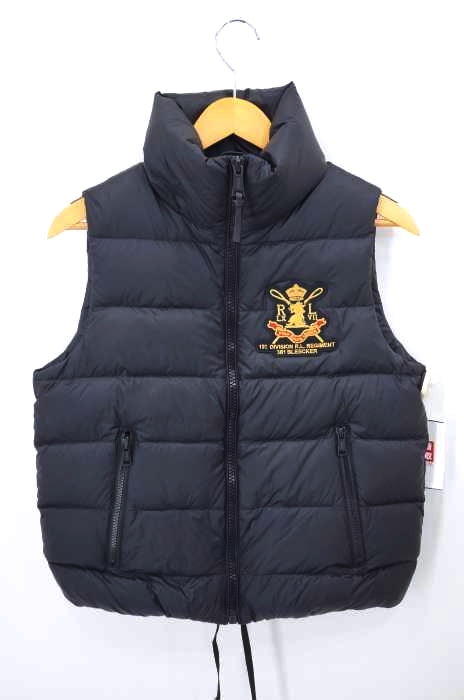POLO RALPH LAUREN（ポロラルフローレン） ワッペン装飾 ダウンベスト レディース トップス