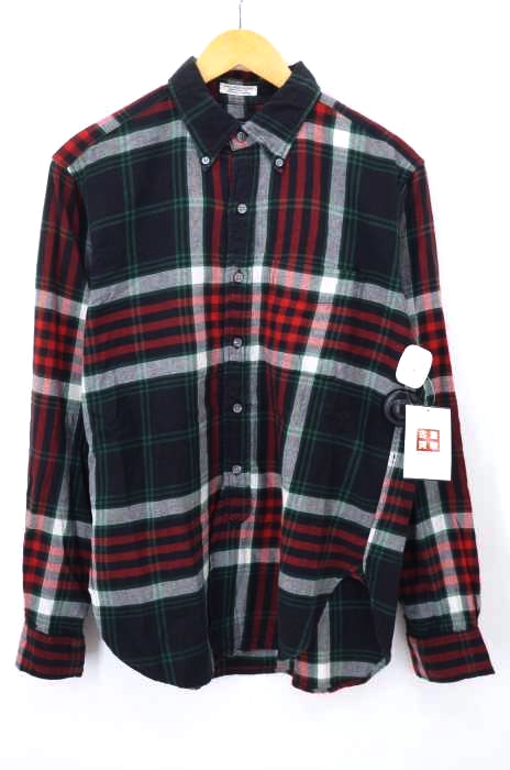Engineered Garments（エンジニアードガーメンツ） 一本針 チェック柄フランネルBDシャツ メンズ トップス