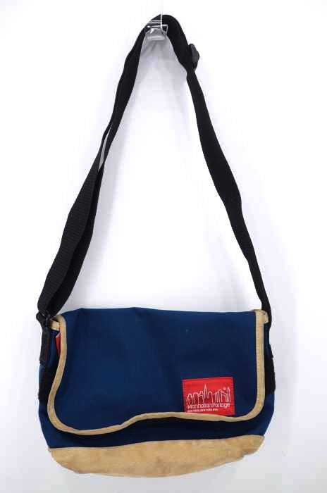 Manhattan Portage（マンハッタンポーテージ） スウェード切替 ミニメッセンジャーバッグ メンズ バッグ