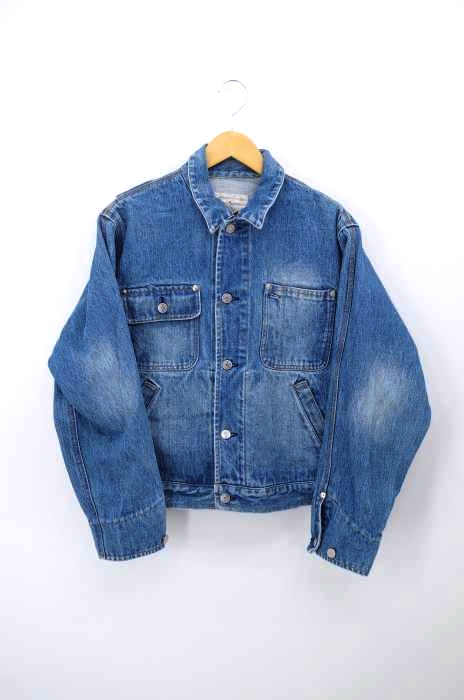 RALPH LAUREN（ラルフローレン） 80-90S 白タグ 背面星条旗デニムジャケット メンズ アウター