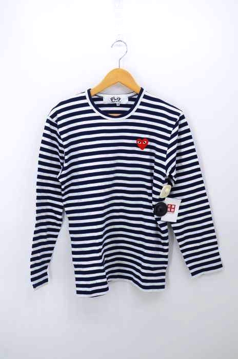 PLAY COMME des GARCONS（プレイコムデギャルソン） AD2009 ボーダーロングスリーブ Tシャツ メンズ トップス