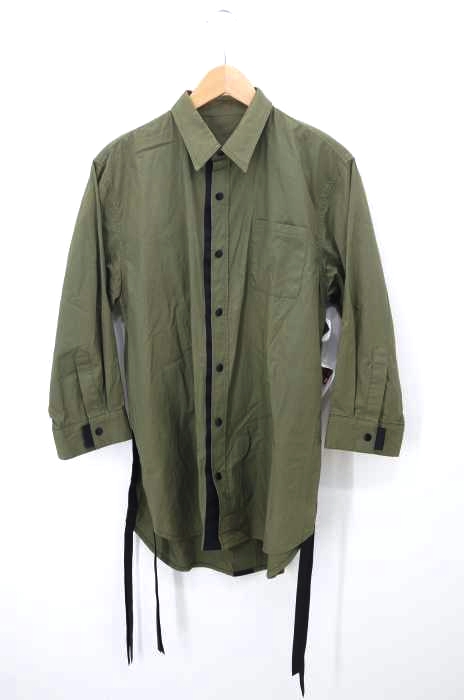 Danke schon.（ダンケシェーン） 17SS テープデザインスナップボタンシャツ メンズ トップス