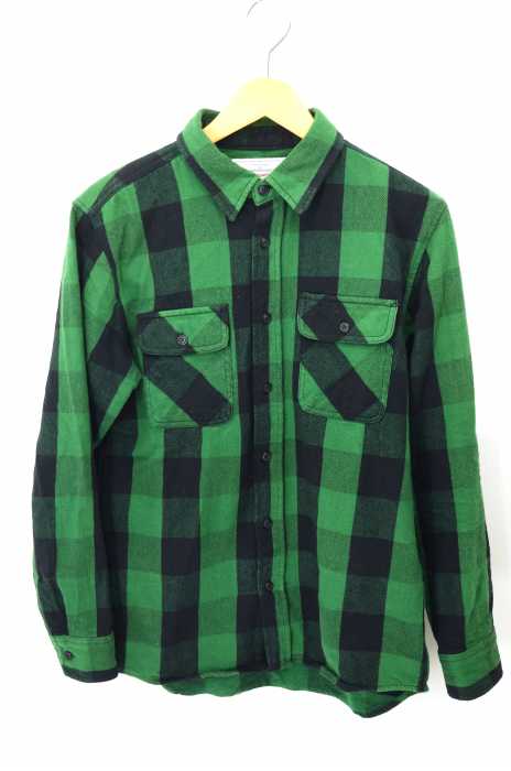AVIREX（アヴィレックス） FLANNEL BROCK CHECK SHIRTS ブロックチェック メンズ トップス