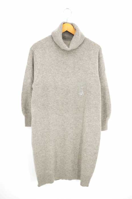 UNIQLO (ユニクロ) プレミアムラム タートネックワンピース レディース ワンピース