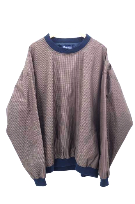 KINGSWOOD（キングスウッド） 90S チェック柄ポリエステルプルオーバー メンズ トップス