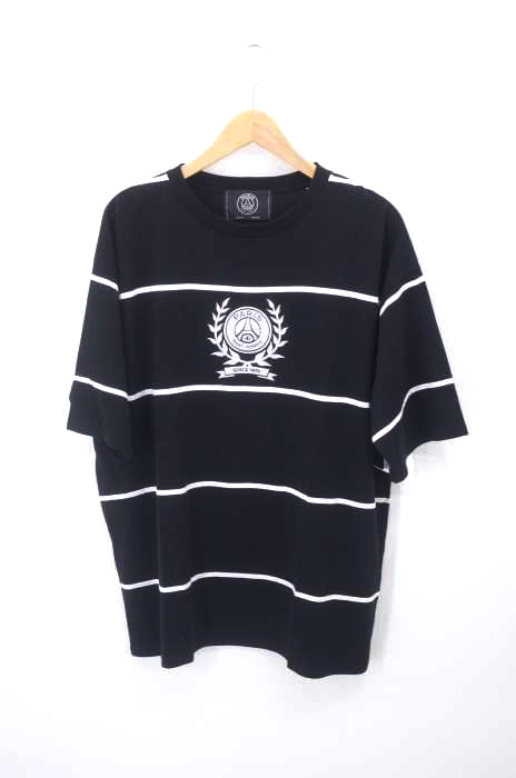 Paris Saint-Germain TOKYO（パリサンジェルマン） laurel emblem stripe Tシャツ メンズ トップス