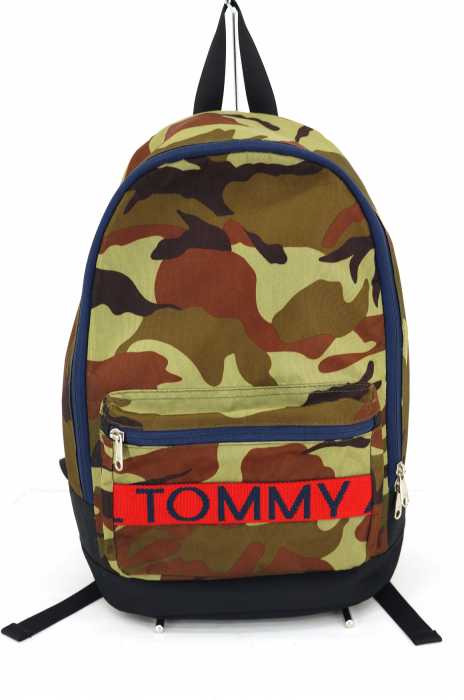 TOMMY(トミー) 迷彩柄リュック ショルダーロゴ レディース バッグ