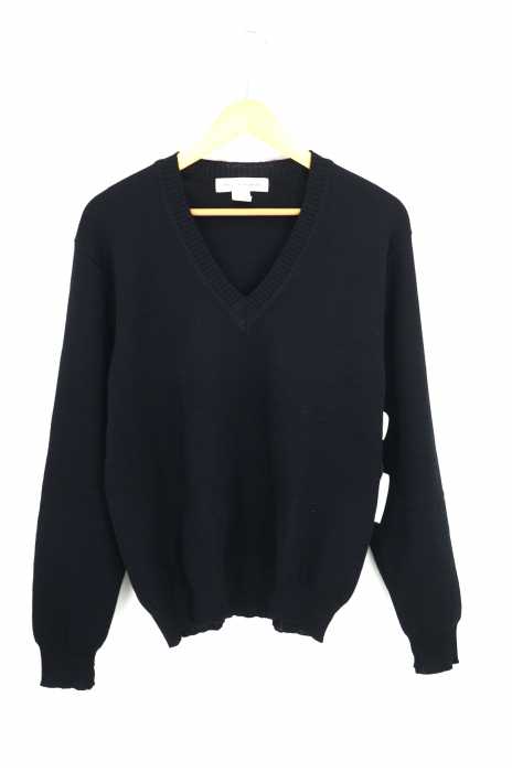 COMME des GARCONS SHIRT （コムデギャルソンシャツ） 07AW エルボーパッチ Vネックニット メンズ トップス