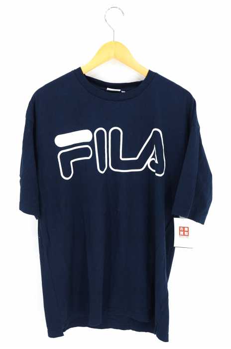 FILA (フィラ) オーバーサイズ ロゴプリントTEE メンズ トップス
