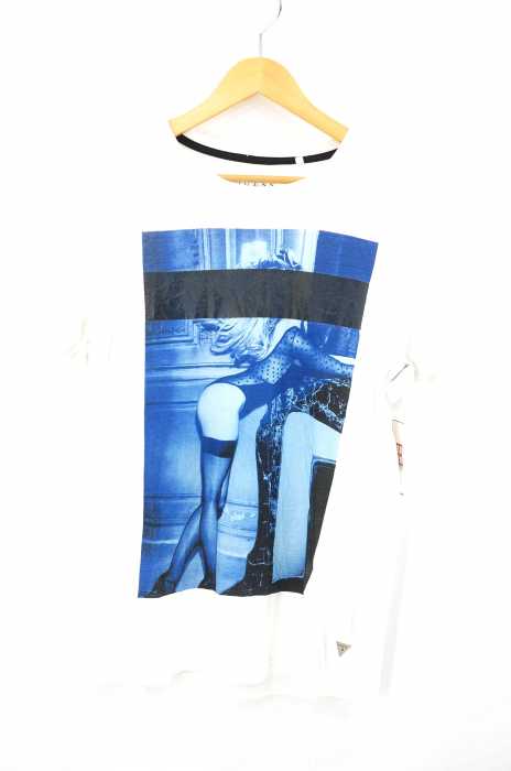 GUESS（ゲス） プリントクルーネックTシャツ メンズ トップス